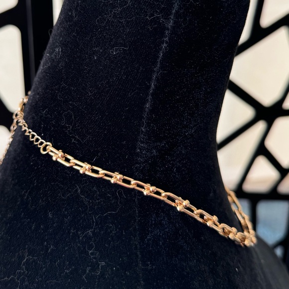 House of Harlow 1960 Gold Chain Atom Molecule Necklace - Picture 4 of 9